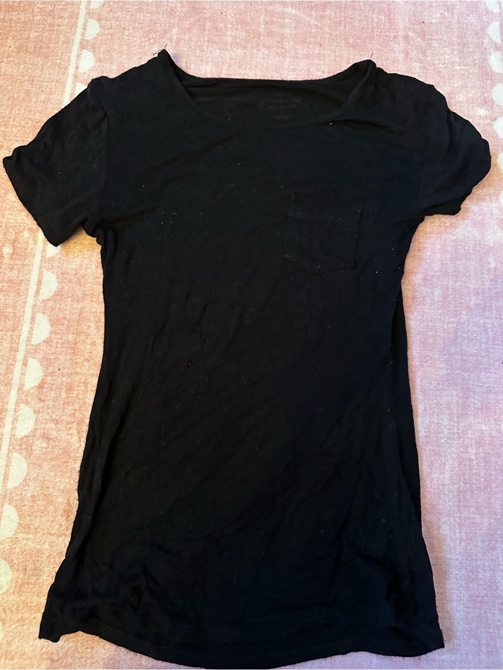Rue21 Small Favorite Crew Neck Black Short Sleeve Pocket Tee